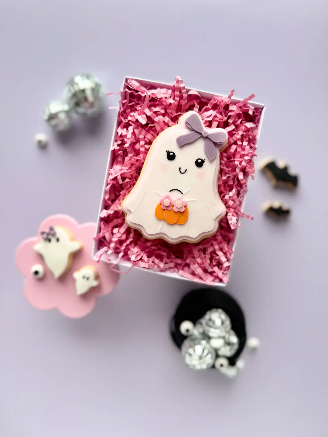 Geist mit Kürbis – Cookie Cutter & Stempel – Produktmotiv für Cookie Cutter und Stempel – Danis Drip