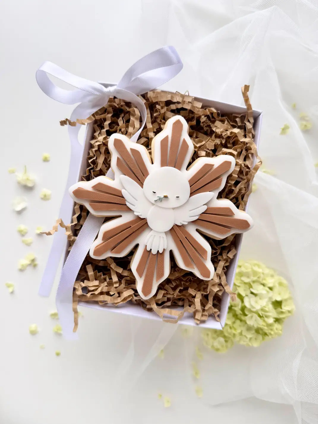 Friedenstaube – Cookie Cutter & Stempel für Hoffnung, Segen & Neubeginn – Produktmotiv für Cookie Cutter und Stempel – Danis Drip