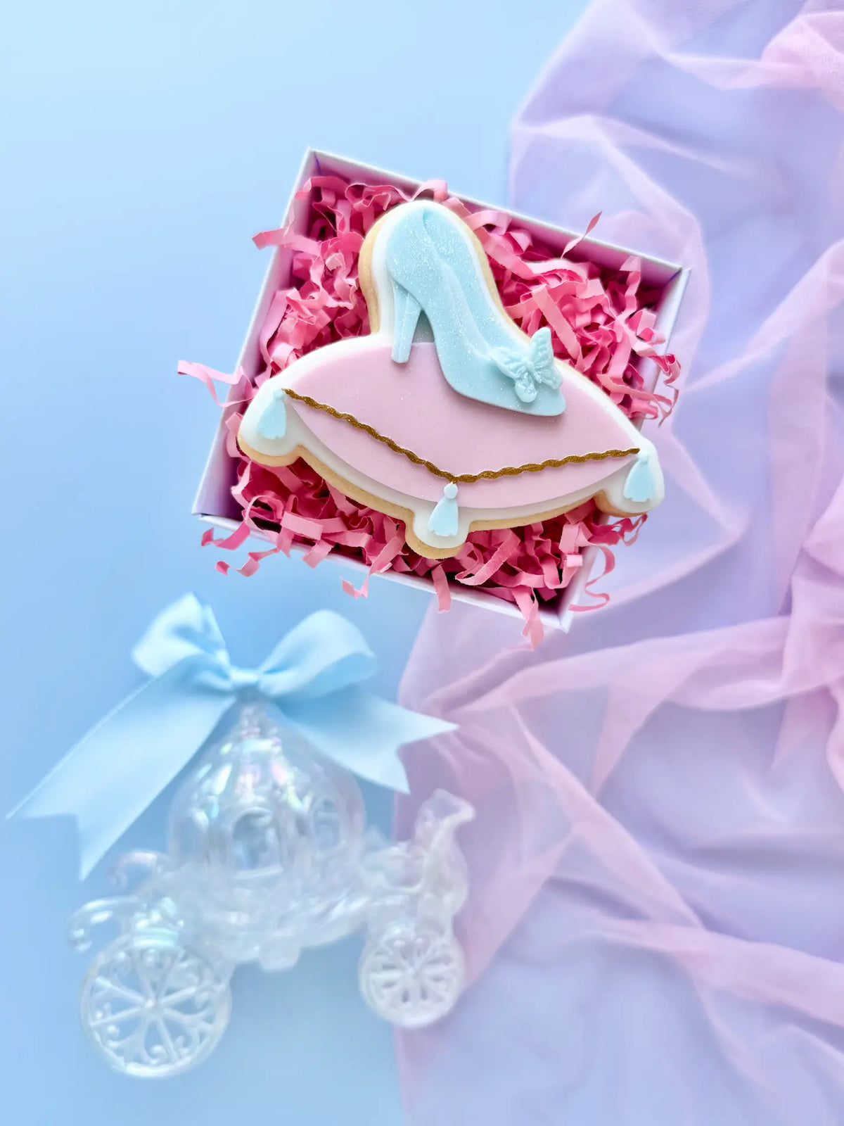 Prinzessinnen-Glasschuh – Cookie Cutter & Stempel für Märchen, Geburtstage & Disney-Fans – Produktmotiv für Cookie Cutter und Stempel – Danis Drip