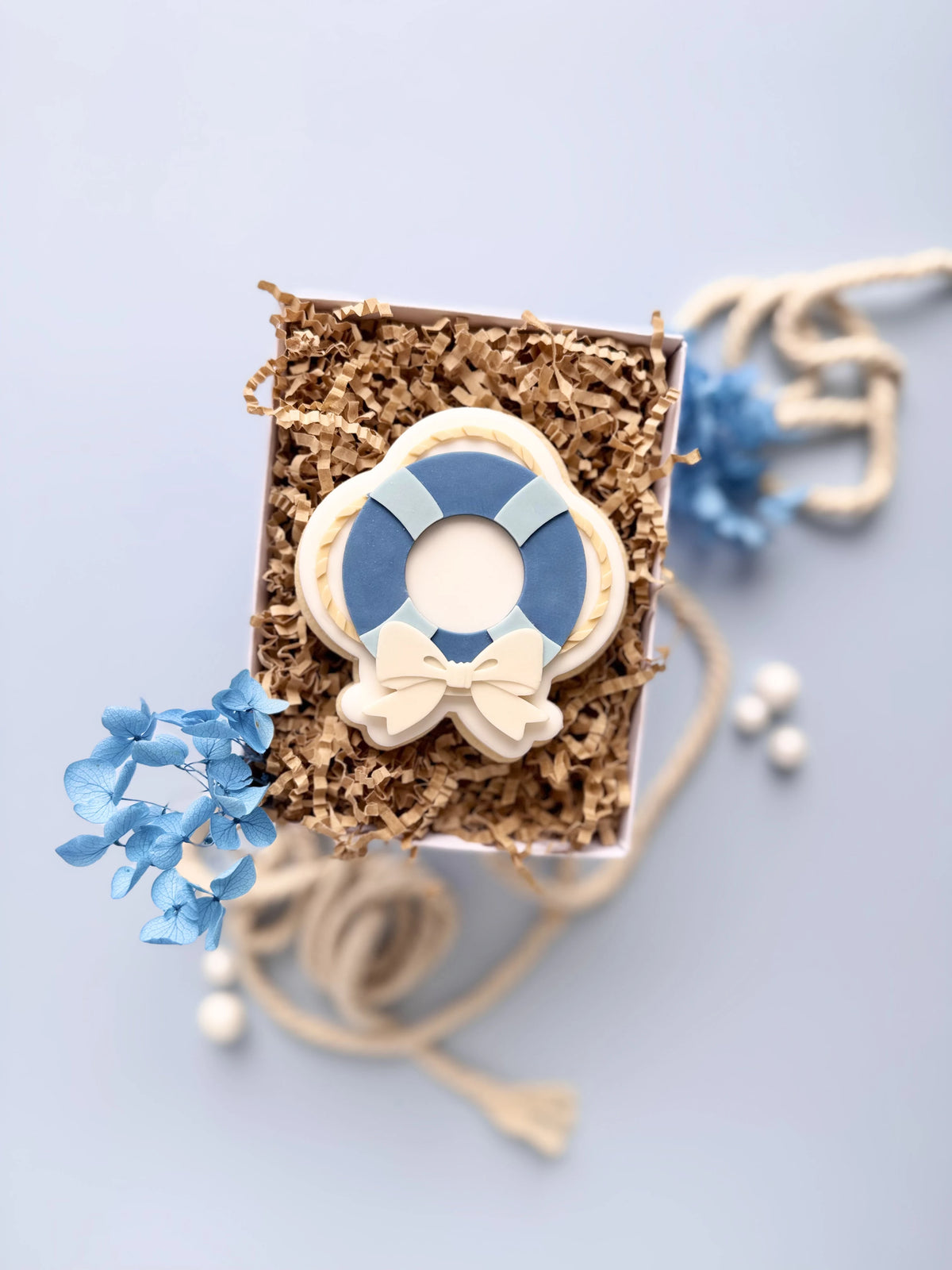 Schwimmreifen als Cookie Cutter und Stempel – maritimes Backmotiv von Danis Drip