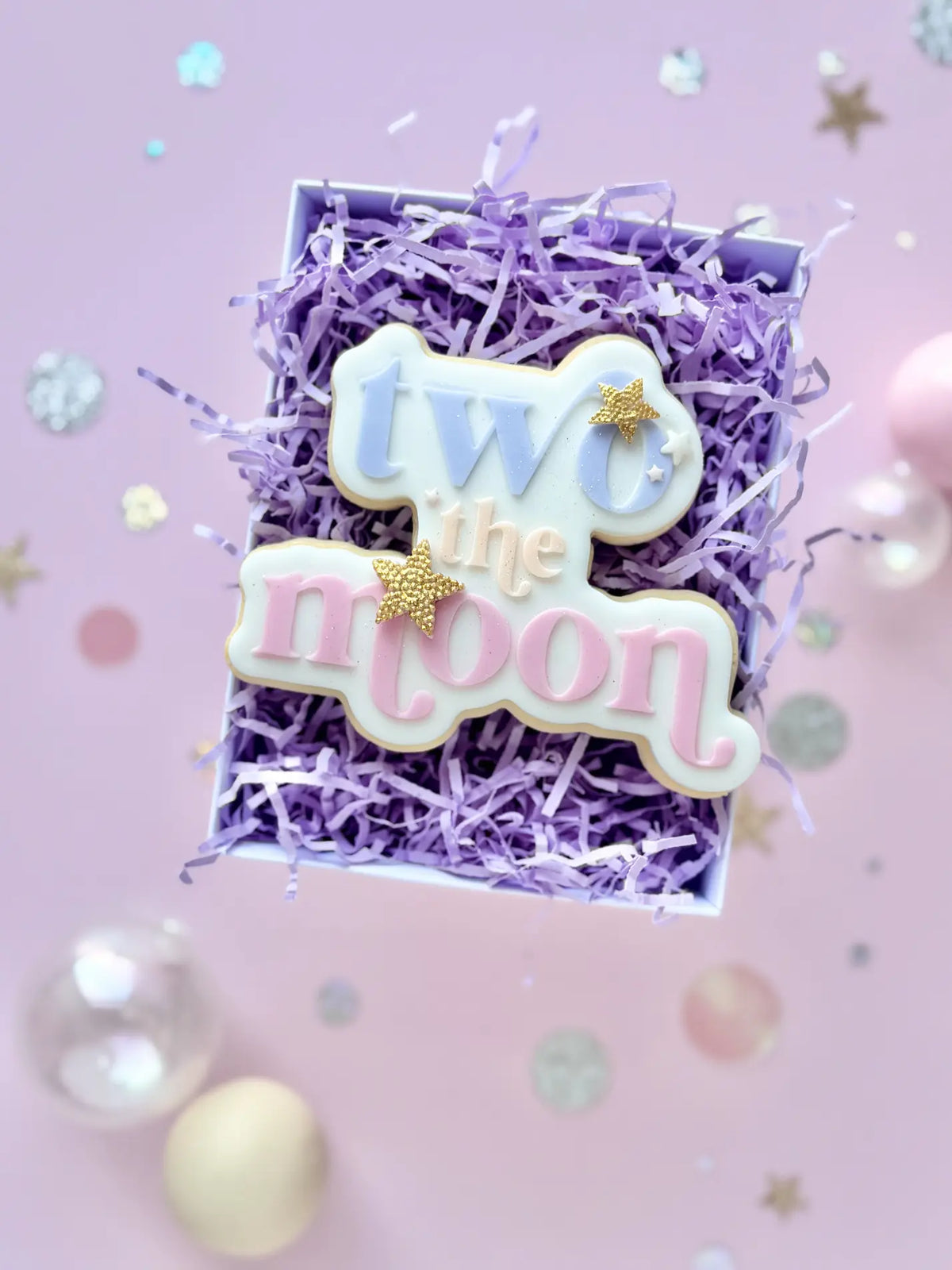 Two the Moon – Cookie Cutter & Stempel „Schriftzug“ – Produktmotiv für Cookie Cutter und Stempel – Danis Drip