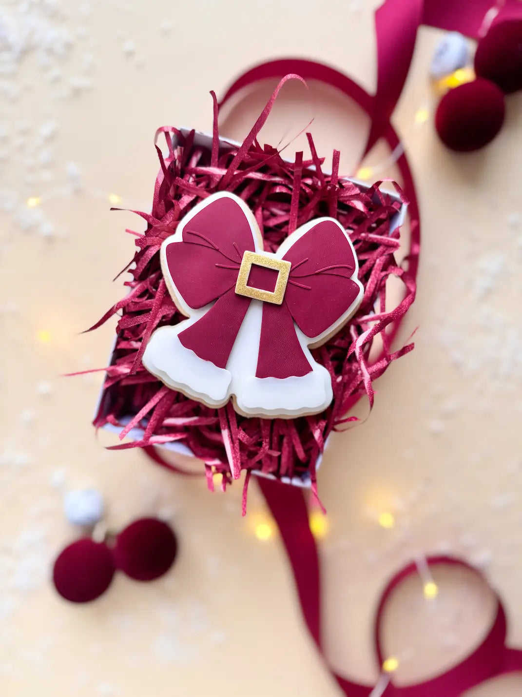 Weihnachtsschleife – Cookie Cutter & Stempel – Produktmotiv für Cookie Cutter und Stempel – Danis Drip