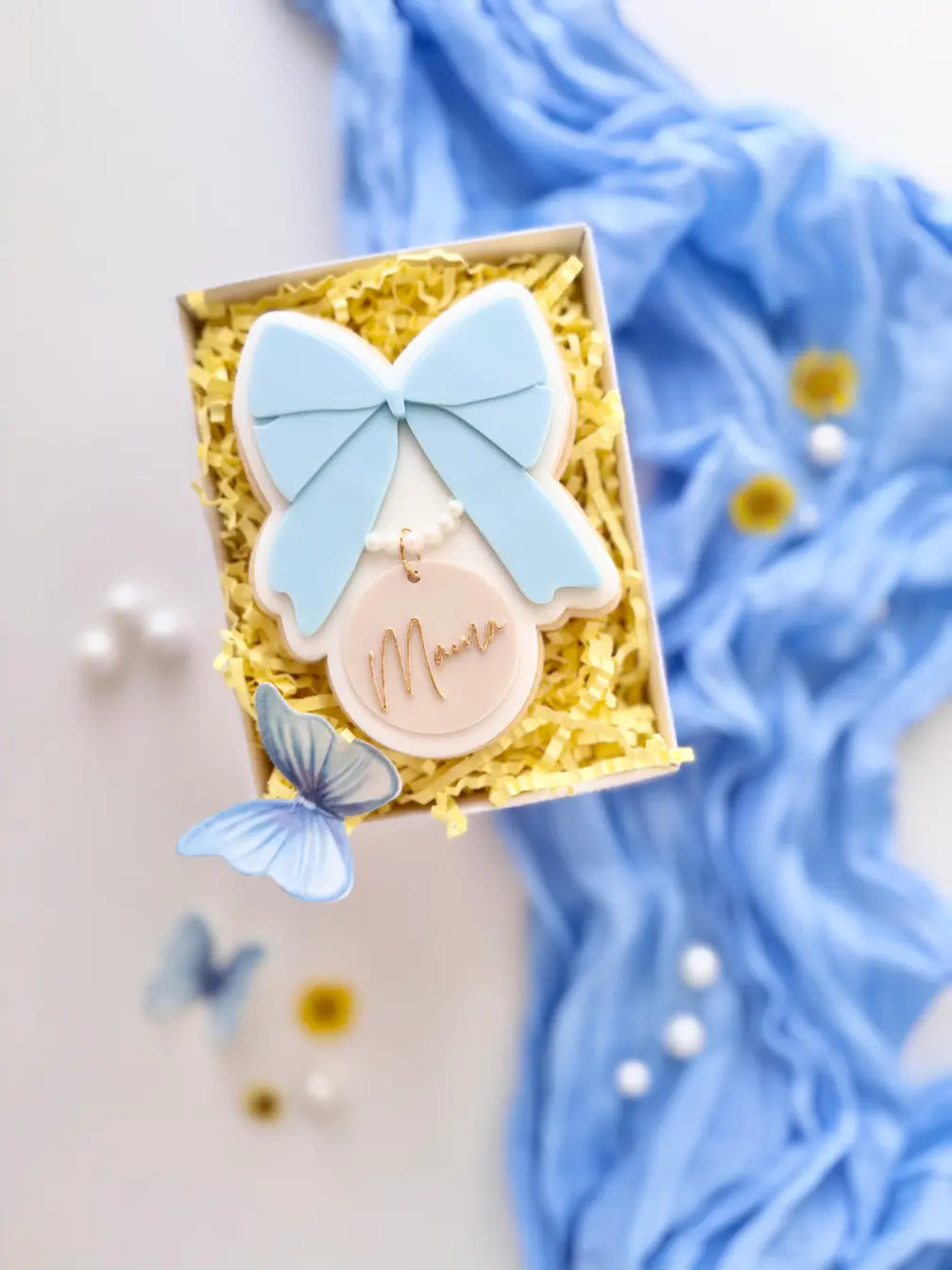 Mama Armband mit Schleife – Cookie Cutter & Stempel (Mama, Liebe & Geschenkidee) – Produktmotiv für Cookie Cutter und Stempel – Danis Drip