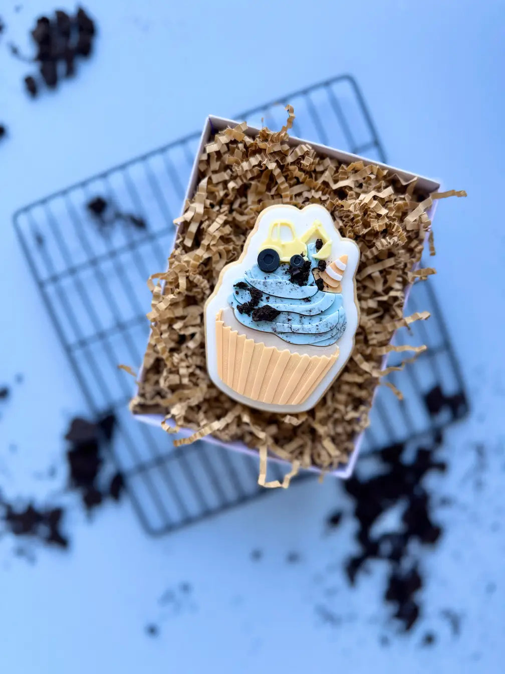 Baustelle Cupcake Cookie Cutter & Stempel – Baustellen Ausstecher für Kindergeburtstag, Fahrzeuge &… – Produktmotiv für Cookie Cutter und Stempel – Danis Drip