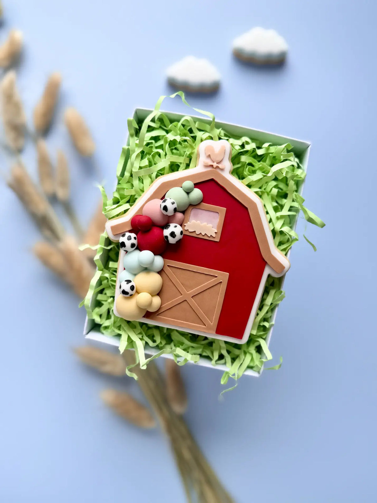 Bauernhof (Haus) – Cookie Cutter & Stempel für Bauernhof-Mottos, Kindergeburtstage & Landleben – Produktmotiv für Cookie Cutter und Stempel – Danis Drip