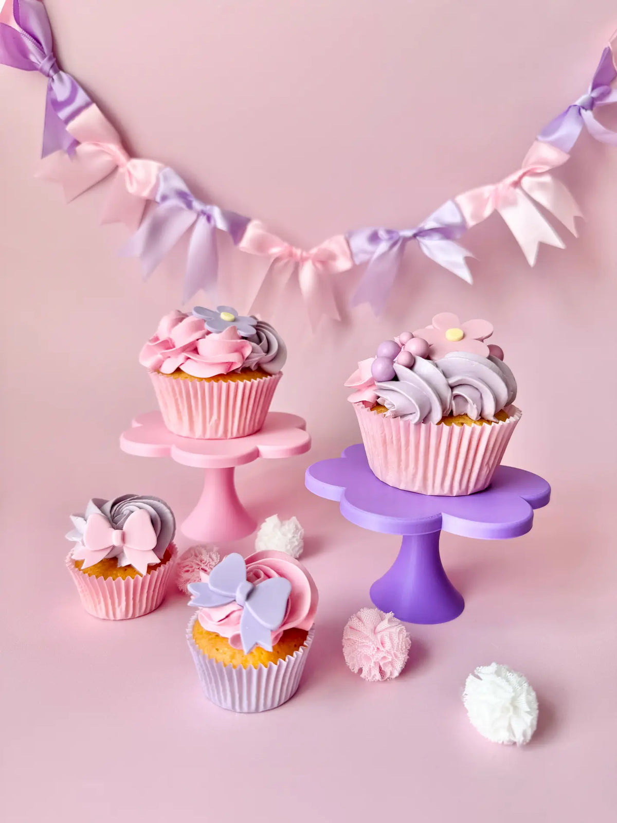 Cupcakeständer -  Blume – Produktmotiv für Cookie Cutter und Stempel – Danis Drip