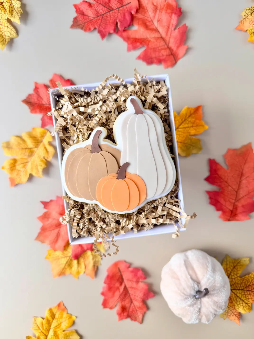 Kürbis 3er – Cookie Cutter & Stempel – Produktmotiv für Cookie Cutter und Stempel – Danis Drip