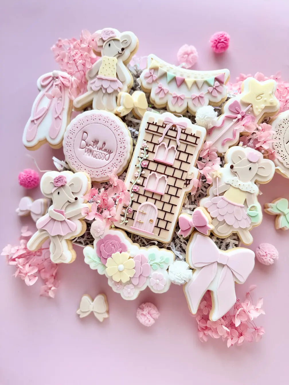 Ballettschuhe Cookie Cutter & Stempel – Ballerina Ausstecher für Kindergeburtstag… – Produktmotiv für Cookie Cutter und Stempel – Ansicht 2 – Danis Drip