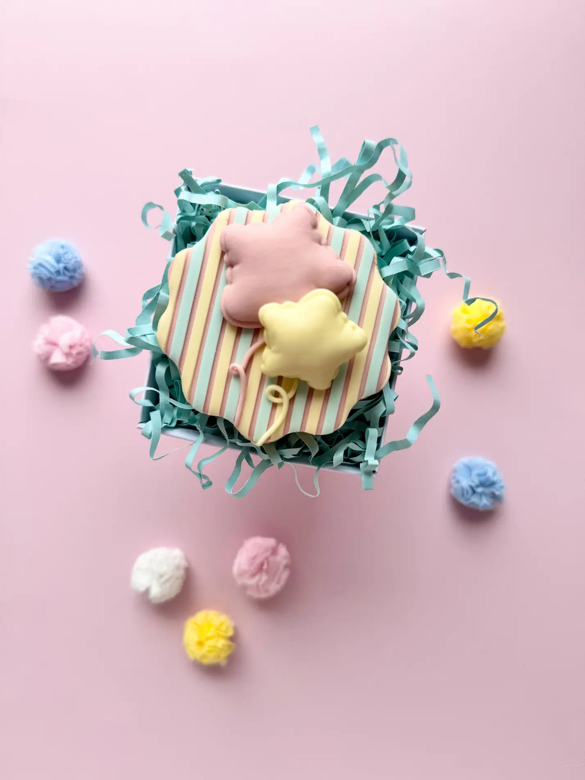 Musterplatte mit Streifen – Präge-Stempel für Fondant & Keksteig – Produktmotiv für Cookie Cutter und Stempel – Ansicht 2 – Danis Drip