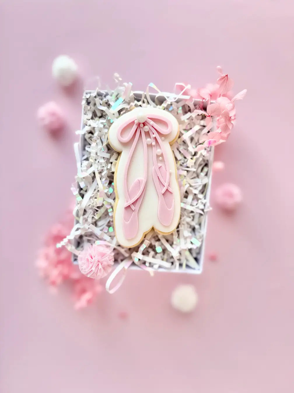 Ballettschuhe Cookie Cutter & Stempel – Ballerina Ausstecher für Kindergeburtstag, Tanzparty &… – Produktmotiv für Cookie Cutter und Stempel – Danis Drip