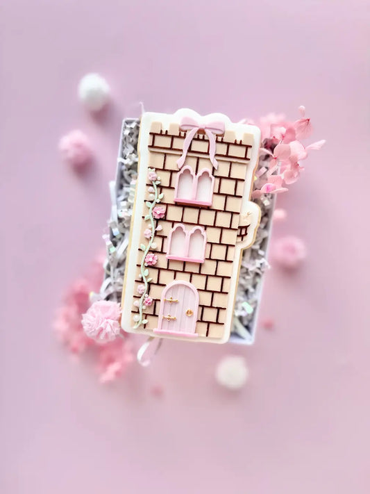 Märchenturm Cookie Cutter & Stempel – Prinzessinnen-Ausstecher – Produktmotiv für Cookie Cutter und Stempel – Danis Drip