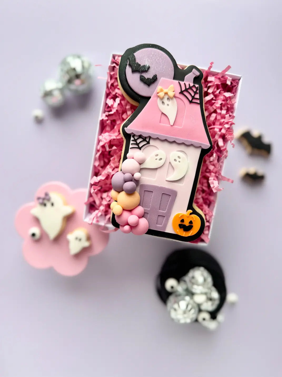Halloween Geisterhaus – Cookie Cutter & Stempel – Produktmotiv für Cookie Cutter und Stempel – Danis Drip