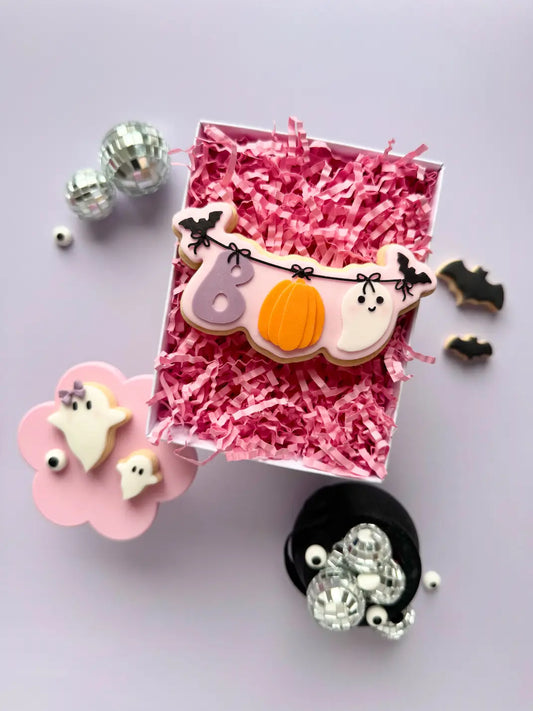 Halloween BOO-Girlande – Cookie Cutter & Stempel – Produktmotiv für Cookie Cutter und Stempel – Danis Drip