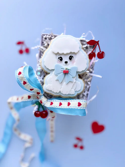 Pudel Cookie Cutter & Stempel – Hunde-Ausstecher für Kindergeburtstag – Produktmotiv für Cookie Cutter und Stempel – Danis Drip