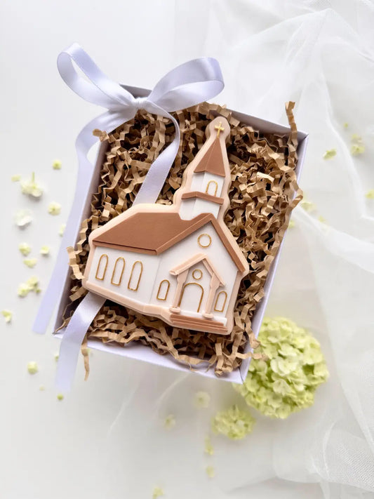 Kirche – Cookie Cutter &amp; Stempel für Taufe, Kommunion &amp; christliche Feste – Produktmotiv für Cookie Cutter und Stempel – Danis Drip