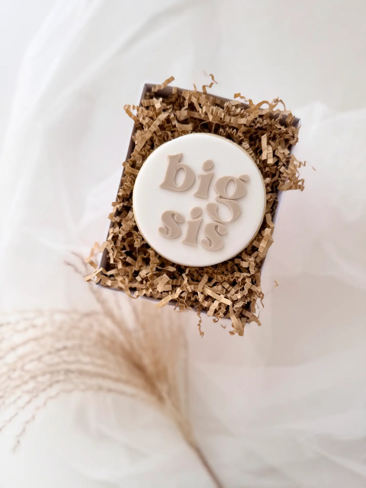 Big Bro • Big Sis • Lil Bro • Lil Sis – Sprüche Stempel Set für Basic Cutter (8 cm) – Produktmotiv für Cookie Cutter und Stempel – Ansicht 3 – Danis Drip