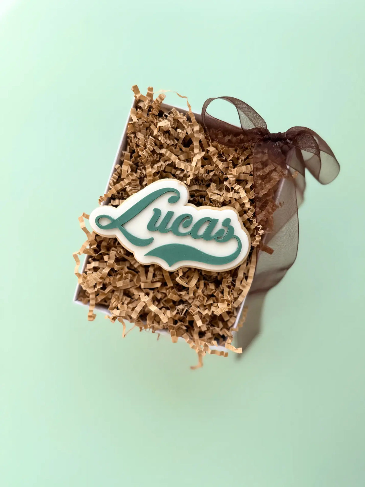 Custom Name – Cookie Cutter & Stempel (Personalisierter Namensausstecher) – Produktmotiv für Cookie Cutter und Stempel – Ansicht 2 – Danis Drip