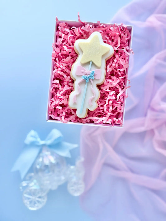 Zauberstab – Cookie Cutter & Stempel für Geburtstage, Motto-Partys & magische Momente – Produktmotiv für Cookie Cutter und Stempel – Danis Drip