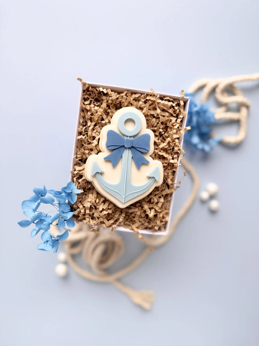 Anker als Cookie Cutter und Stempel – maritimes Backmotiv von Danis Drip