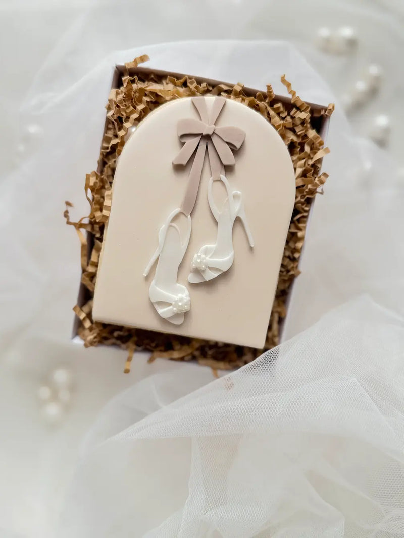Bridal shoes with bow Cookie Cutter & Stamp – STL File