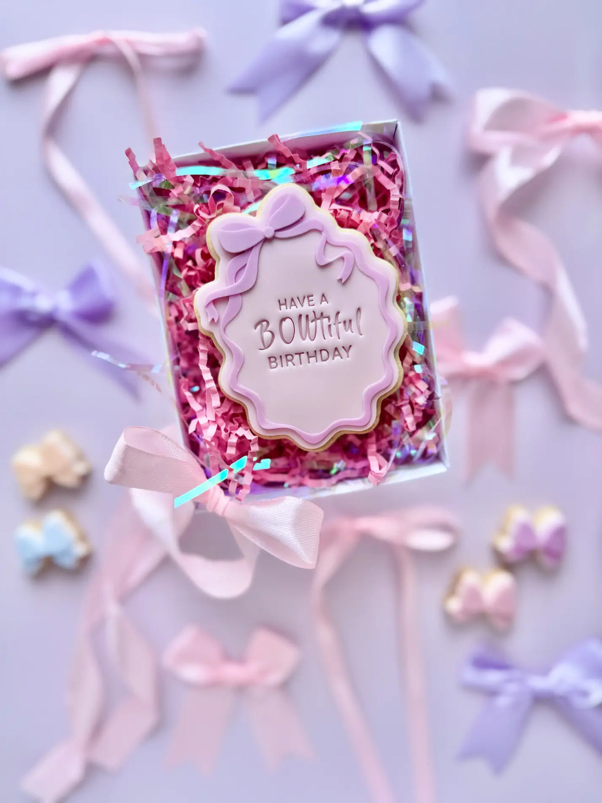 Bilderrahmen mit Schleife – Cookie Cutter & Stempel für personalisierte Keksdesigns – Produktmotiv für Cookie Cutter und Stempel – Danis Drip