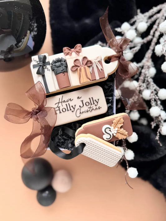 Silikonform Geschenk-Set (5er) – Produktmotiv für Cookie Cutter und Stempel – Ansicht 2 – Danis Drip