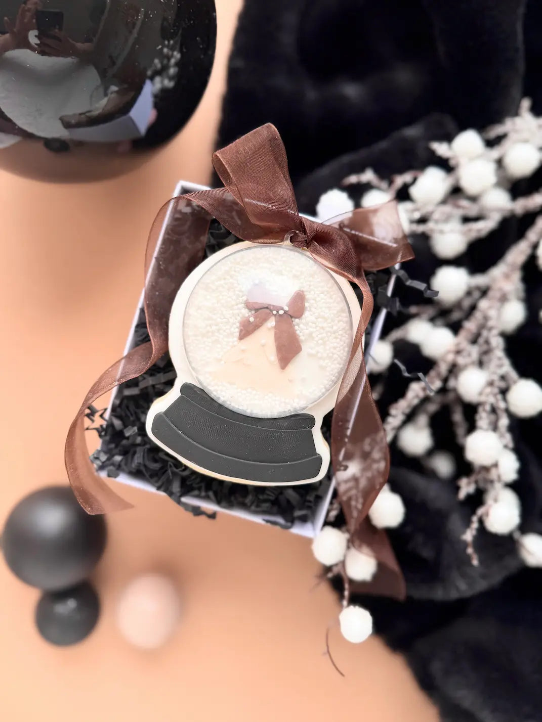 Schneekugel – Cookie Cutter & Stempel – Produktmotiv für Cookie Cutter und Stempel – Danis Drip
