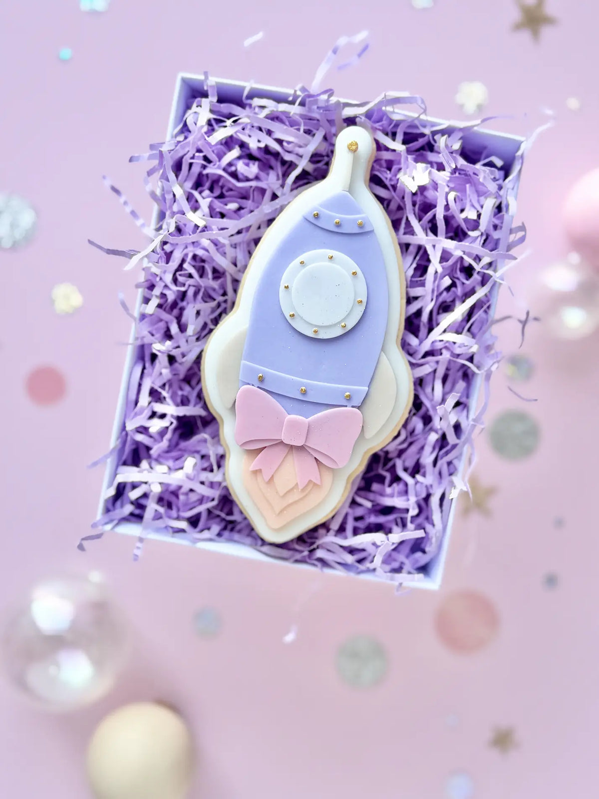 Rakete (Two the Moon) Stempel & Cookie Cutter – Produktmotiv für Cookie Cutter und Stempel – Danis Drip