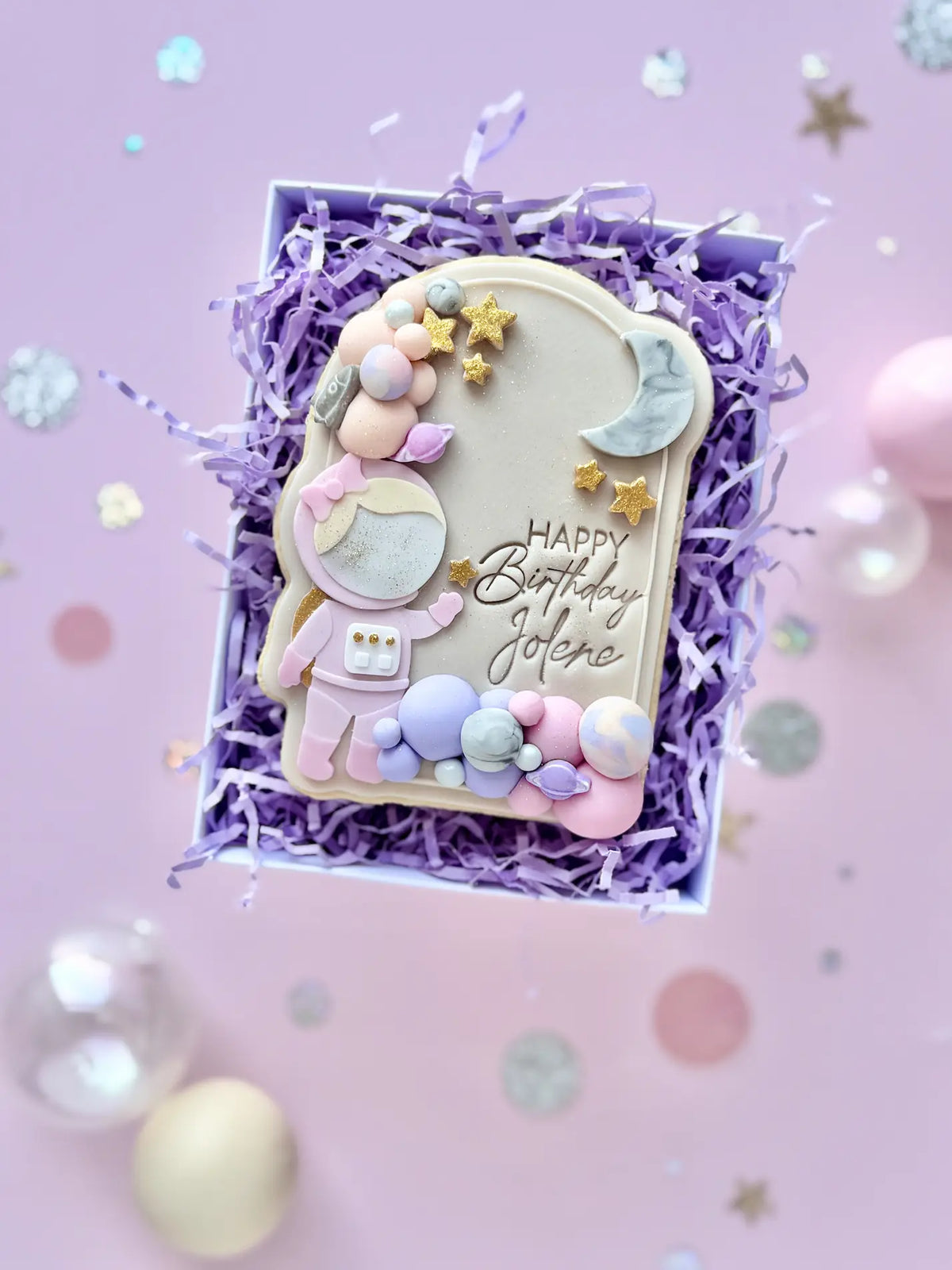 Luftballon-Girlande – Produktmotiv für Cookie Cutter und Stempel – Ansicht 2 – Danis Drip