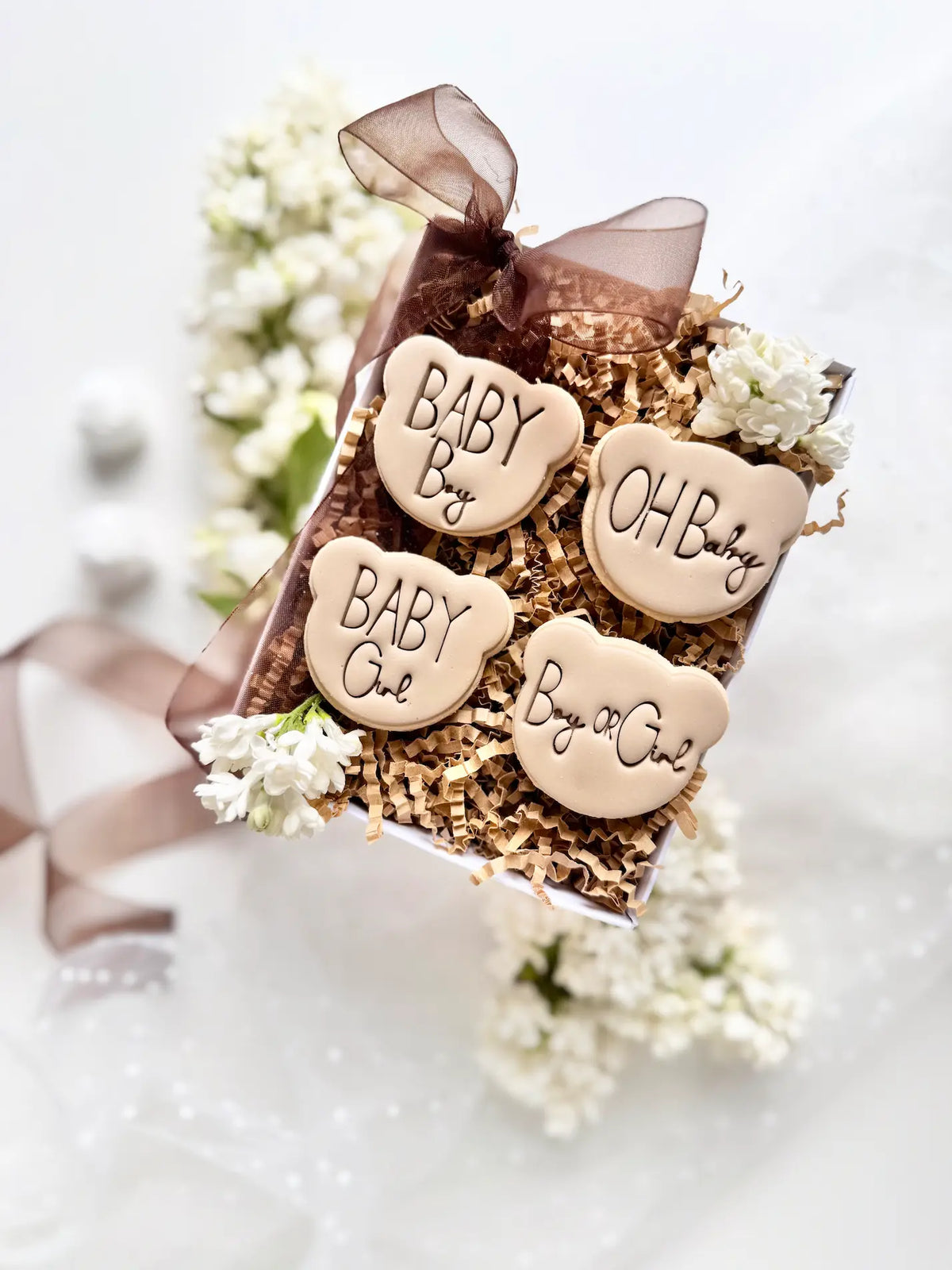 Bärenkopf – Basic Cookie Cutter & Stempel (Baby Sprüche wählbar: Boy or Girl, Oh Baby, Baby Boy… – Produktmotiv für Cookie Cutter und Stempel – Danis Drip