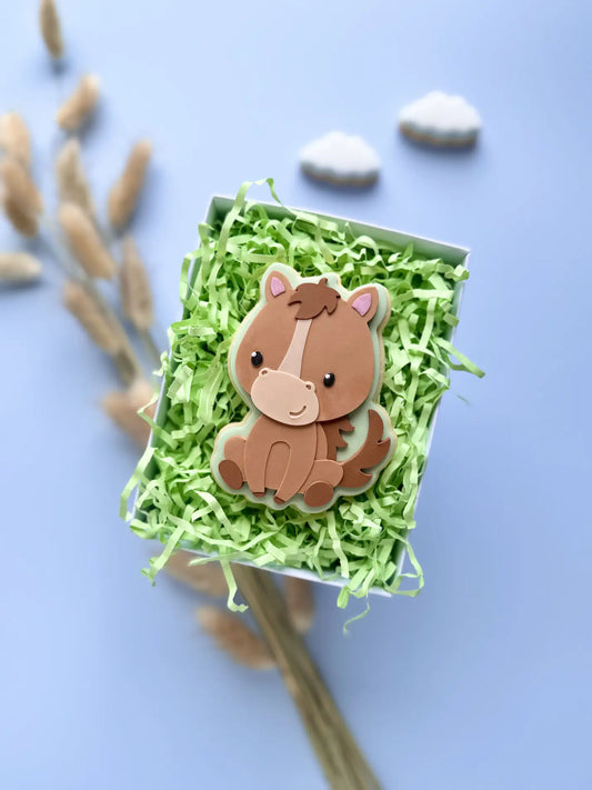 Pferd – Cookie Cutter & Stempel für Bauernhof, Reitpartys & Tierliebhaber – Produktmotiv für Cookie Cutter und Stempel – Danis Drip