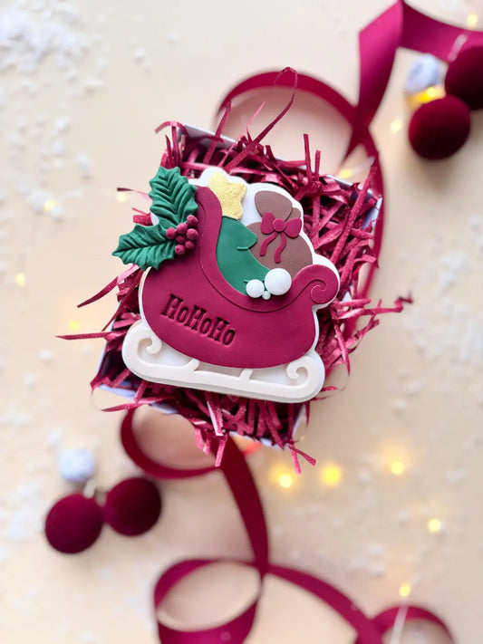 Weihnachtsschlitten – Cookie Cutter & Stempel – Produktmotiv für Cookie Cutter und Stempel – Danis Drip