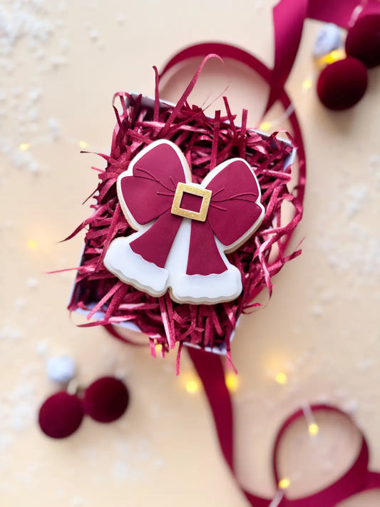 Weihnachtsschleife – Cookie Cutter & Stempel – Produktmotiv für Cookie Cutter und Stempel – Danis Drip