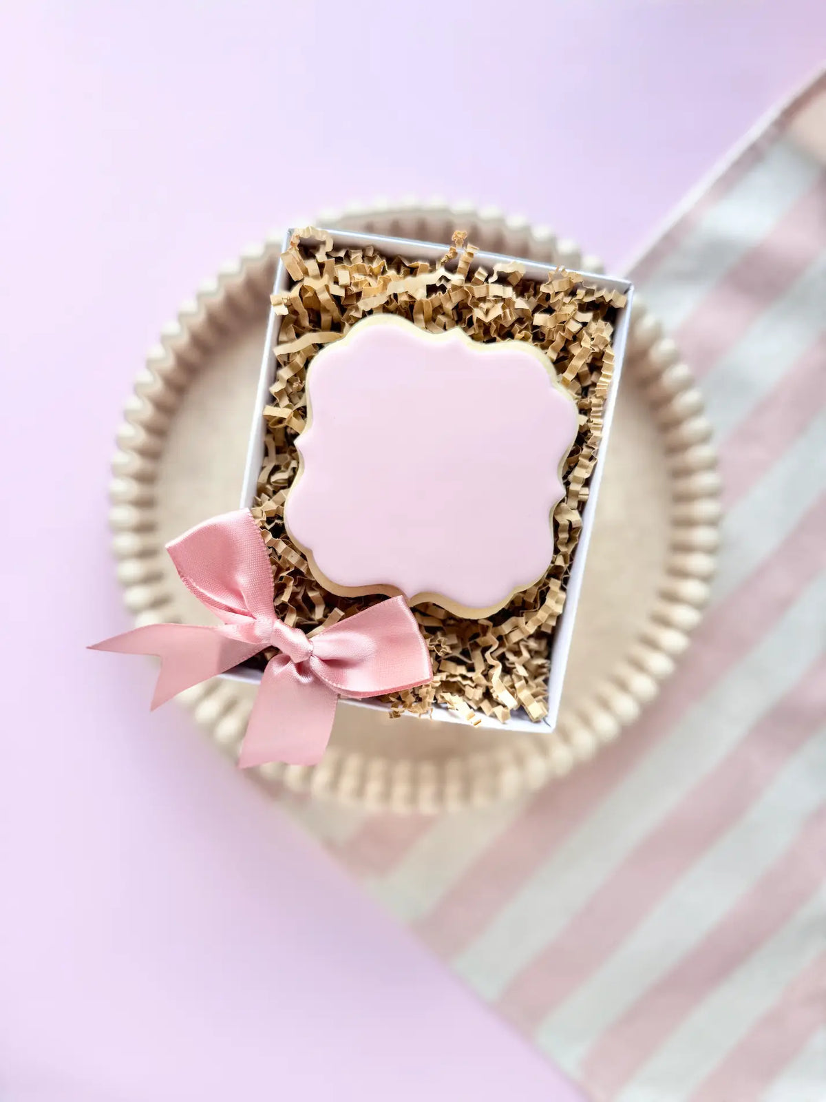 Basic Cookie Cutter – Wellen Quadrat Vintage Rahmen – Produktmotiv für Cookie Cutter und Stempel – Danis Drip