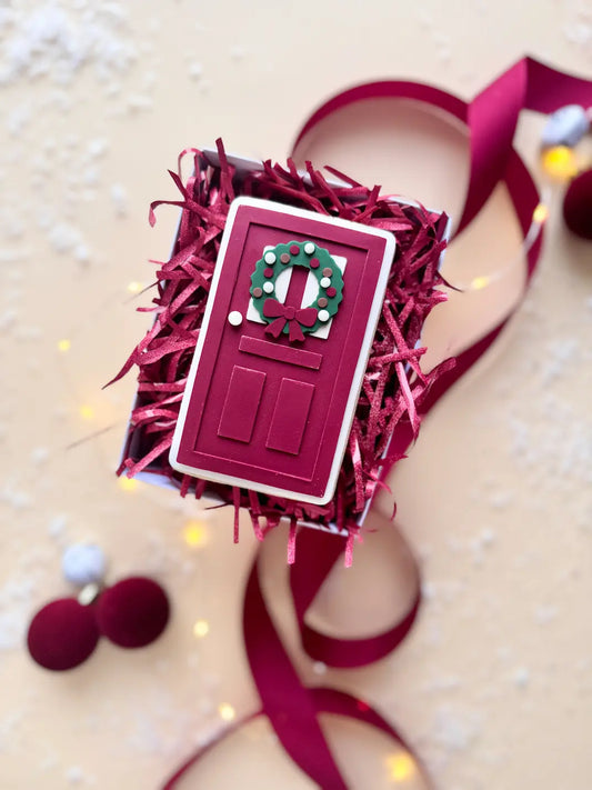 Weihnachtstür mit Deko – Cookie Cutter & Stempel – Produktmotiv für Cookie Cutter und Stempel – Danis Drip
