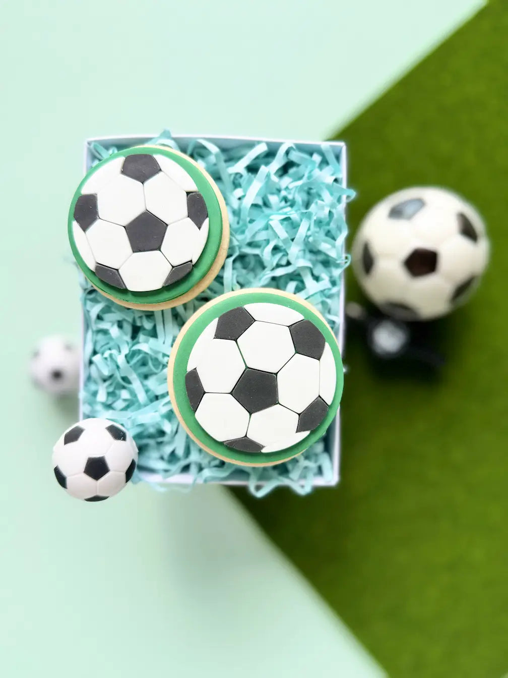 Fußball – Cookie Cutter & Stempel (Fußball, Sport & Fußballparty) – Produktmotiv für Cookie Cutter und Stempel – Danis Drip