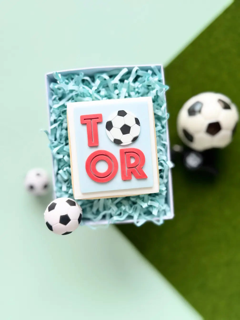 TOOR! – Cookie Cutter & Stempel (Fußball, Torjubel & Fußballparty) – Produktmotiv für Cookie Cutter und Stempel – Danis Drip