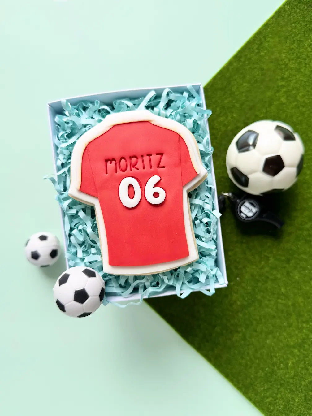 Fußball Trikot – Cookie Cutter & Stempel (Fußball, Sport & Kindergeburtstag) – Produktmotiv für Cookie Cutter und Stempel – Danis Drip