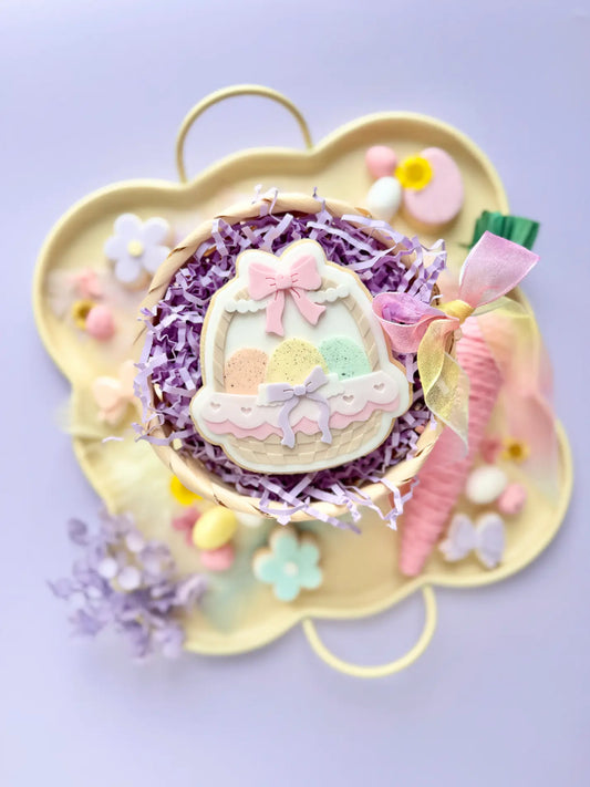 Osterkorb mit Schleife – Cookie Cutter & Stempel – Produktmotiv für Cookie Cutter und Stempel – Danis Drip