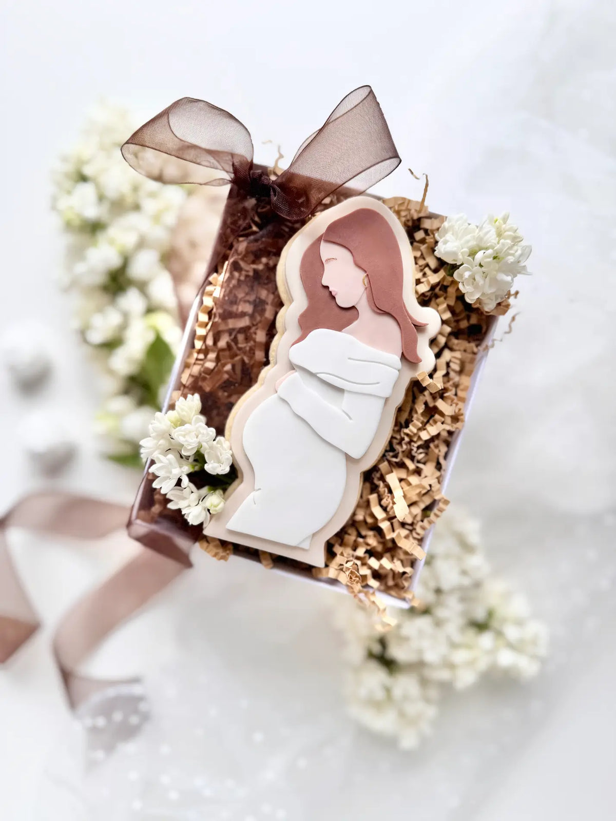 Schwangere Frau – Cookie Cutter & Stempel (Babybauch, Baby Shower & Schwangerschaft) – Produktmotiv für Cookie Cutter und Stempel – Danis Drip