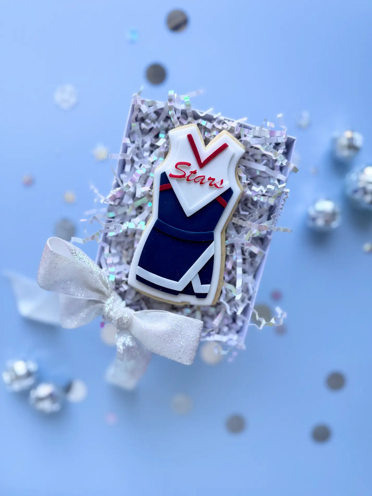 Cheerleader Outfit – Cookie Cutter & Stempel (Cheer, Sport & Mädchen Geburtstag) – Produktmotiv für Cookie Cutter und Stempel – Danis Drip