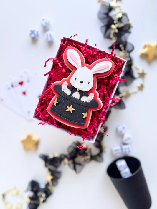 Hase im Zauberhut – Cookie Cutter & Stempel – Produktmotiv für Cookie Cutter und Stempel – Danis Drip