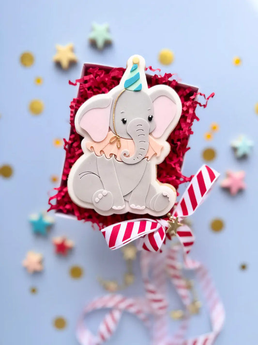 Zirkus Elefant Cookie Cutter & Stempel – Zirkus Ausstecher für Kindergeburtstag, Circus Party &… – Produktmotiv für Cookie Cutter und Stempel – Danis Drip