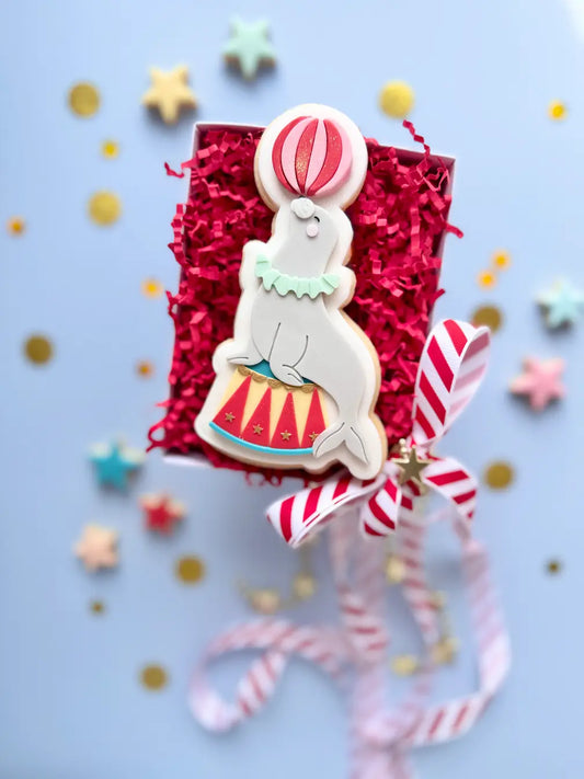 Zirkus Robbe Cookie Cutter & Stempel – Zirkus Ausstecher für Kindergeburtstag, Circus Party &… – Produktmotiv für Cookie Cutter und Stempel – Danis Drip