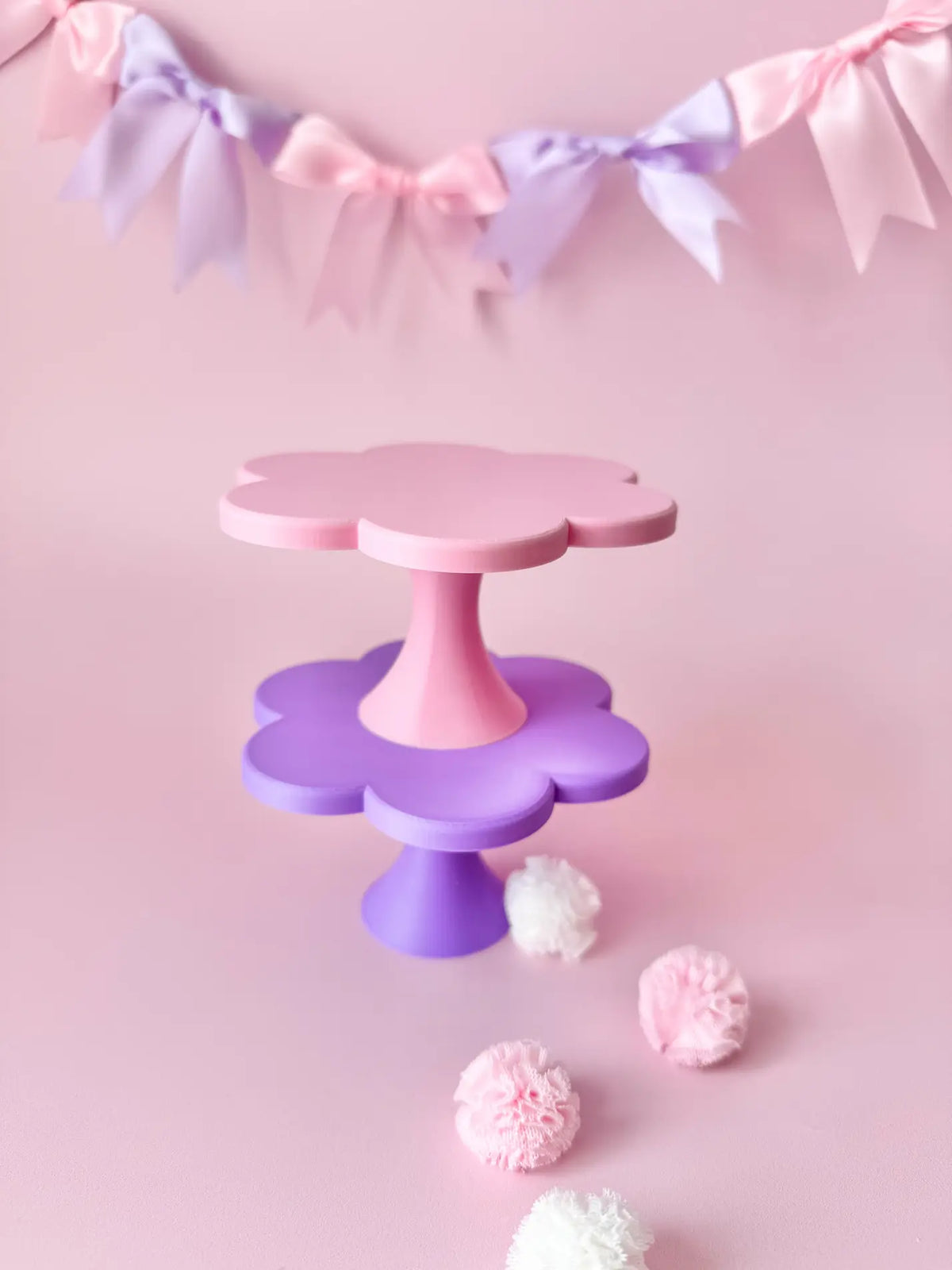 Cupcakeständer -  Blume – Produktmotiv für Cookie Cutter und Stempel – Ansicht 2 – Danis Drip