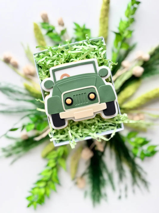 Safari Geländewagen – Cookie Cutter & Stempel – Produktmotiv für Cookie Cutter und Stempel – Danis Drip