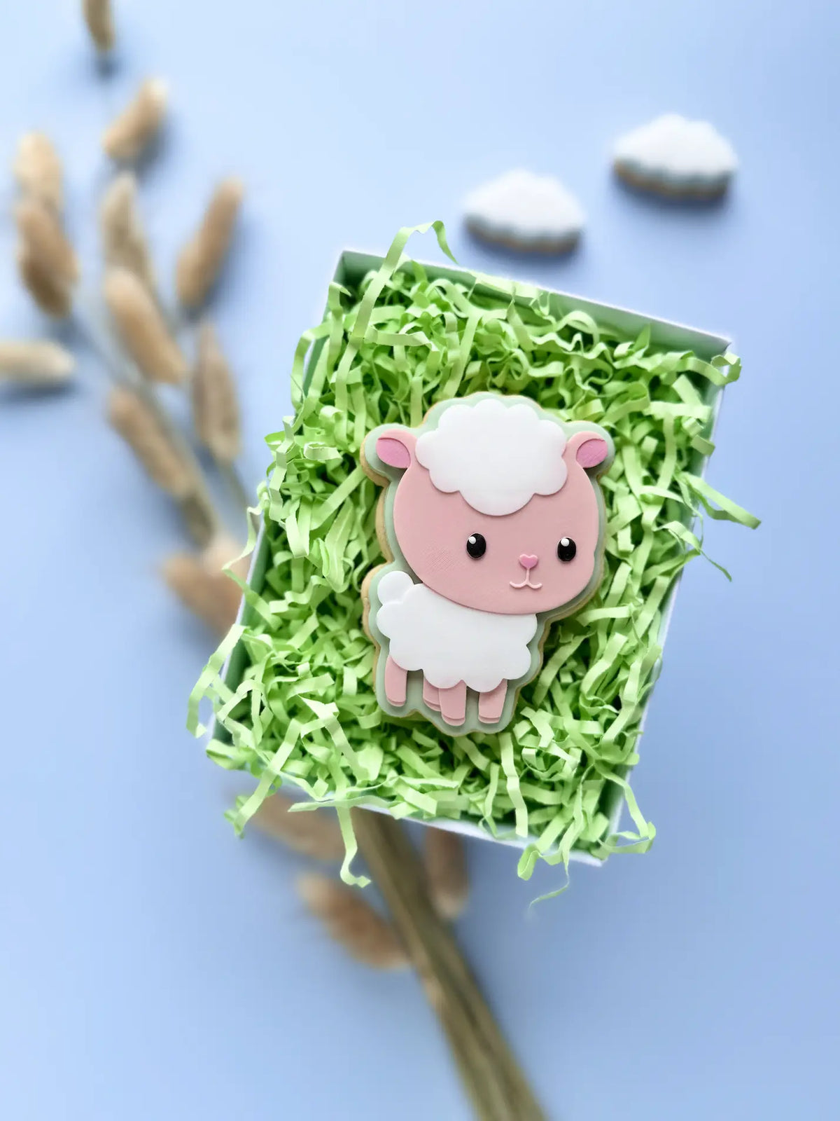 Schaf – Cookie Cutter & Stempel für Bauernhof, Taufe & Frühlingsmotive🐑 – Produktmotiv für Cookie Cutter und Stempel – Danis Drip